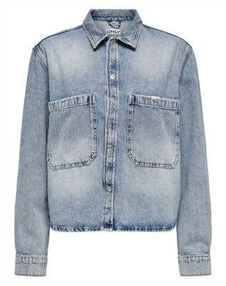 Onlcassie Denim Skjorte - Light Blue Denim